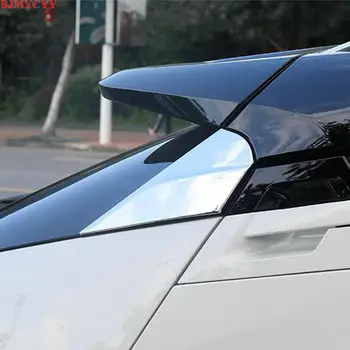 

BJMYCYY For Toyota C-HR CHR 2017 2018 2PCS/SET Automobile rear window triangle ABS decorative patch