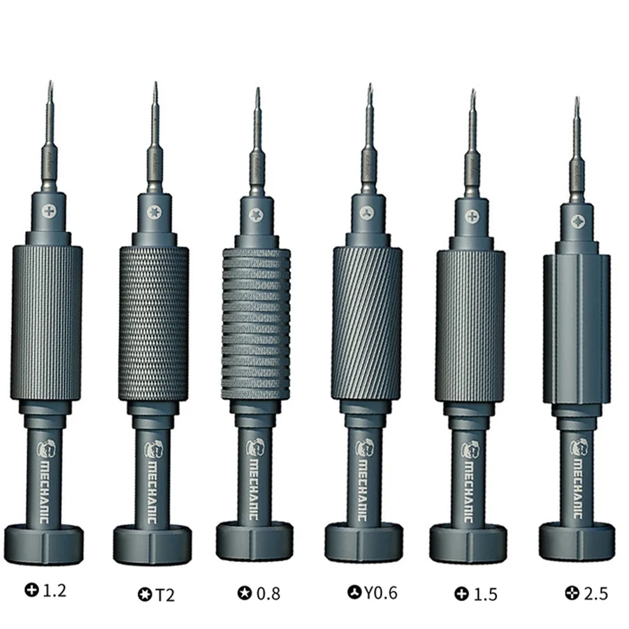 6in1 Mechanic IShell MAX 고경도 정밀 스크루 드라이버 매화 꽃 십자가 IPhone 바닥 용 내부 분해 도구