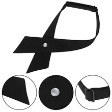 Регулируемый галстук-крест-накрест для мальчиков и девочек, школьная форма, галстук-бабочка с крестиком