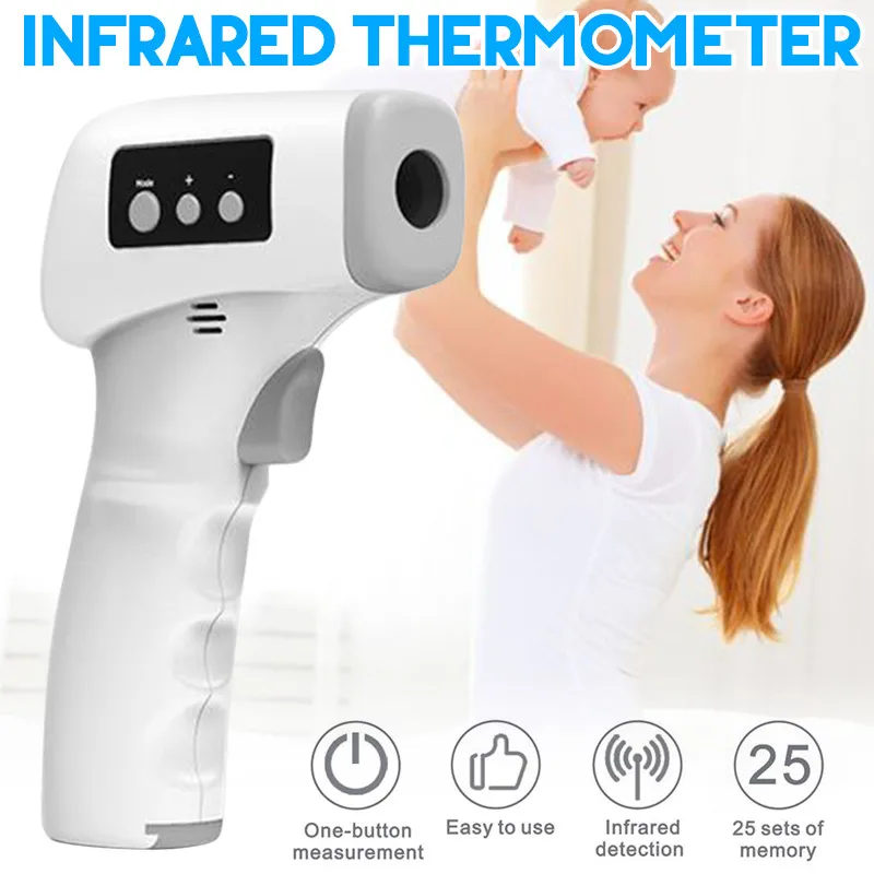 

Muti-fuction Baby/Adult Digital Termomete Infrared Forehead Body Thermometer Non-contact Temperature Measurement Device