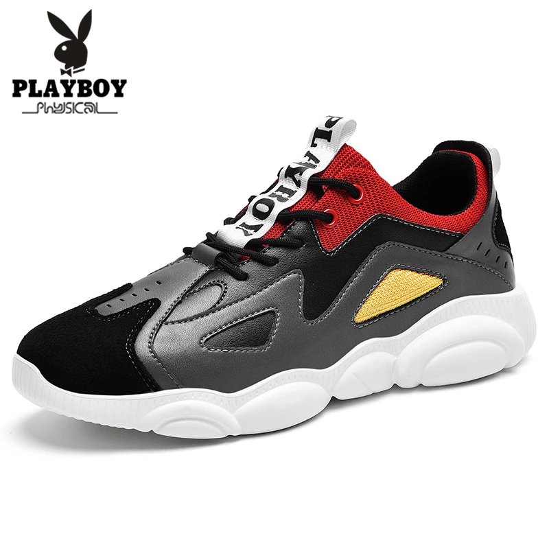 PLAYBOY/Новинка года; сезон осень; удобная повседневная обувь; Мужская обувь; качественная обувь из искусственной кожи; мужская обувь на плоской подошве; Лидер продаж; Мокасины
