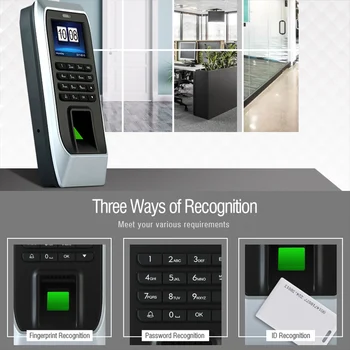 

Fingerprint Machine Time Attendance Fingerprint Recognition Password Door Opener Access Control System Employee Checking-in NC99