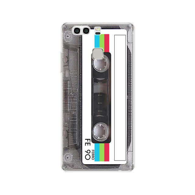 phone case for huawei P9 LITE PLUS 2016 soft tpu silicon back cover 360 full protective printing transparent coque