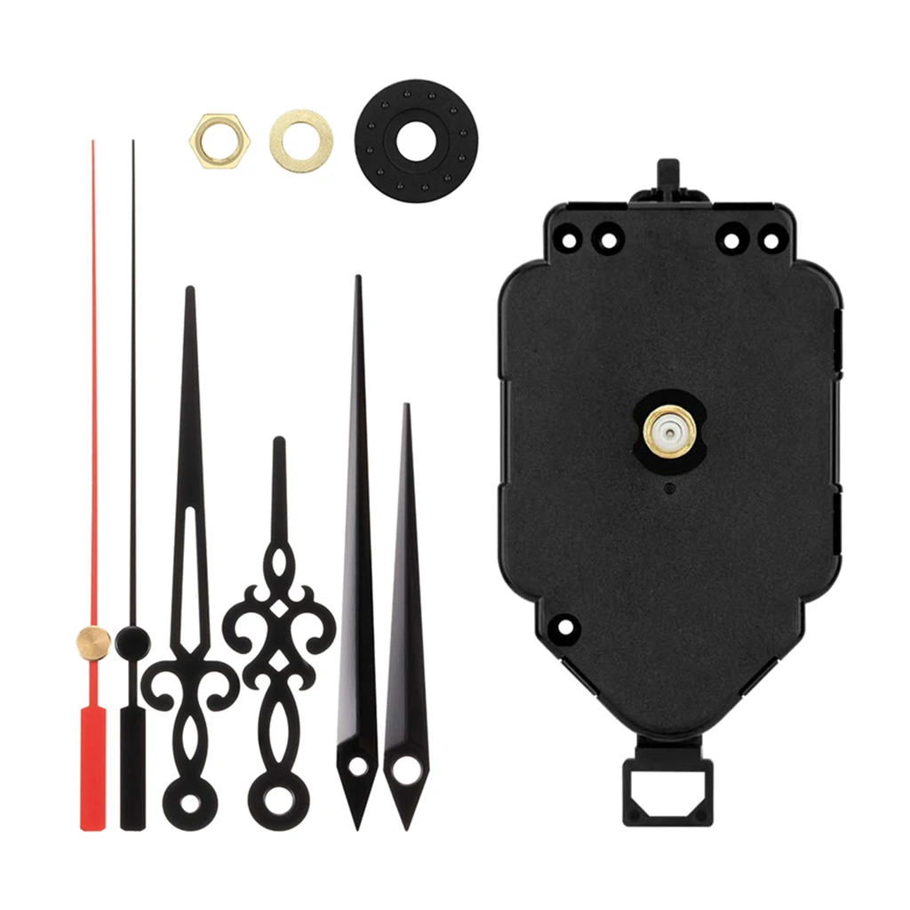 1Set Swing Wall Clock Movement Pointers Watchmaker DIY Repair Professional Kit