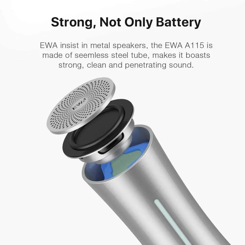 Беспроводная Bluetooth Колонка EWA A115 TWS 105 часов воспроизведения встроенный