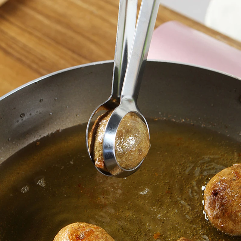 Маленькие кухонные щипцы вареного яйца зажим Meatball щипцы из нержавеющей стали Сервировочные щипцы для салата зажим кухонные принадлежности для приготовления пищи аксессуары