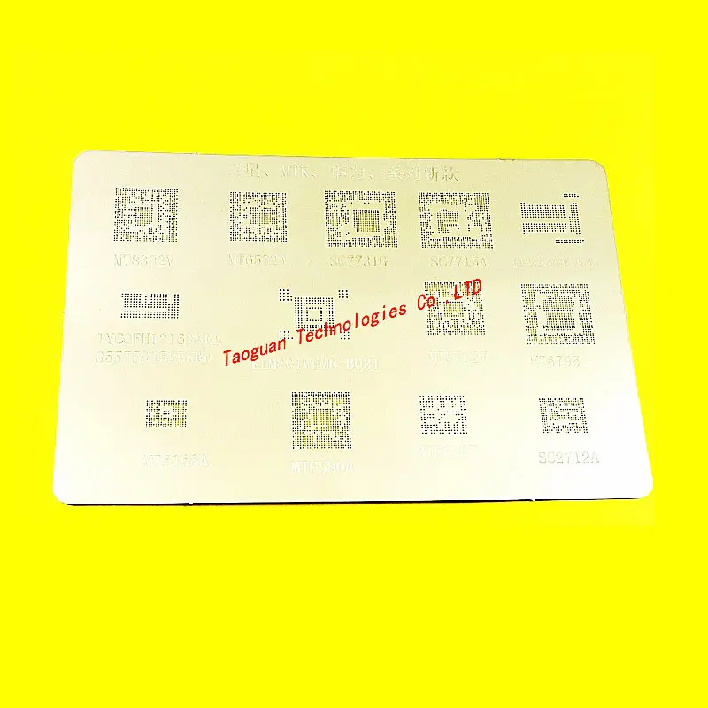 Трафарет BGA 2 шт./лот набор для ЦП MTK MT8392V 6616 SC7731G 2712A|kit kits|kit reballing bgakit stencil bga |