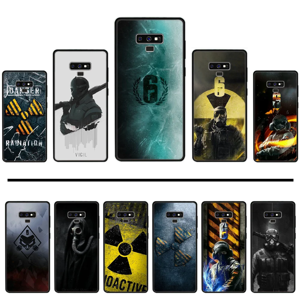 Роскошный чехол rainbow six siege для телефона Samsung Galaxy S8 S9 S10 Plus Lite S10E Note 3 4 5 6 7 8 9 10 Pro |