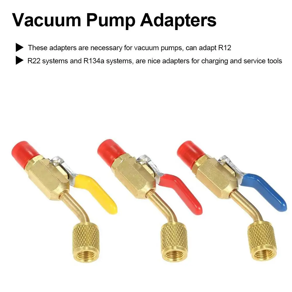 6 шт. компактный шаровой клапан для кондиционера R410A R134A R12 R22 AC | Автомобили и