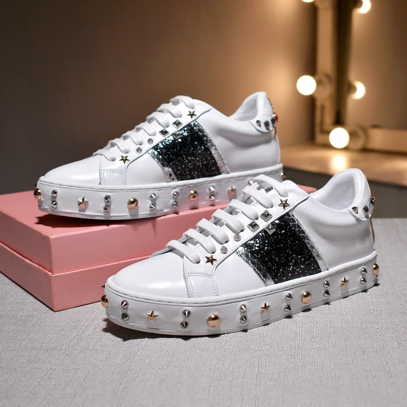 

New buty wiosenne damskie zapatillas mujer deportiva blancas sapato feminino luxo luxury sneakers women