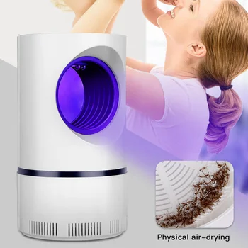 

Mosquito Killer Light UV Mosquito Killer Lamp Safe Non-Toxic Non-Radioactive Removable High Efficient Household Silent Mosquito