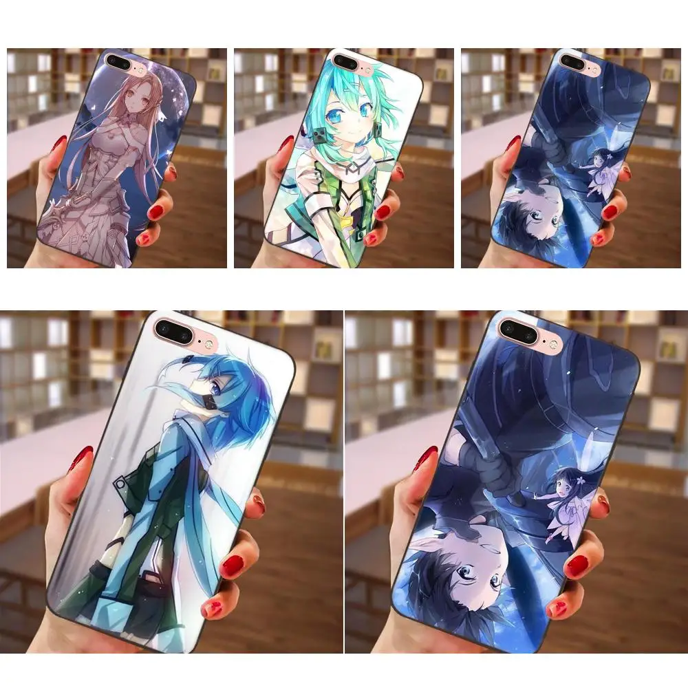 Пистолет Gale Sword Art Online для Samsung Galaxy Note 4 8 9 G313 S3 S4 S5 S6 S7 S8 S9 S10 Edge Plus Lite I9082 мягкий новый