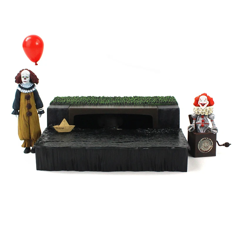 10 см NECA IT Pennywise набор аксессуаров катушка игрушки Стивен Кинг фигурка