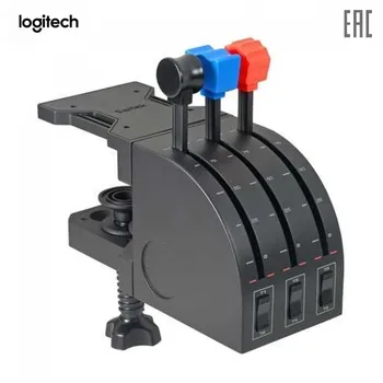 

Wheels Logitech 945-000015 controller for game simulators flight simulator shift lever steering wheel and pedals joystick G Flight Throttle Quadrant