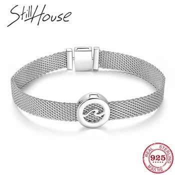 

Silver 925 bracelet Round 925 Sterling Silver beads charms bracelets for women Chain Bangle & Bracelet for Women Luxury Jewelry