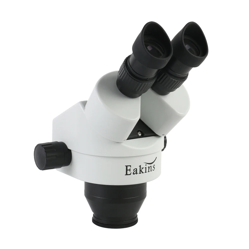 US $136.49 Binocular Microscope Magnification Continuous Zoom 7x45x Stereo Microscope Head Wf10x20mm Large Field Eyepiece