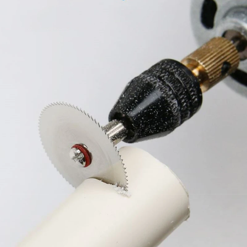 6Pcs/set Stainless Steel Slice Metal Cutting Disc with 1 Mandrel for Dremel Rotary Tools 16 18 22 25 32mm Cutting Disc Home Tool 6Pcs/set Stainless Steel Slice Metal Cutting Disc with 1 Mandrel for Dremel Rotary Tools 16 18 22 25 32mm Cutting Disc Home Tool