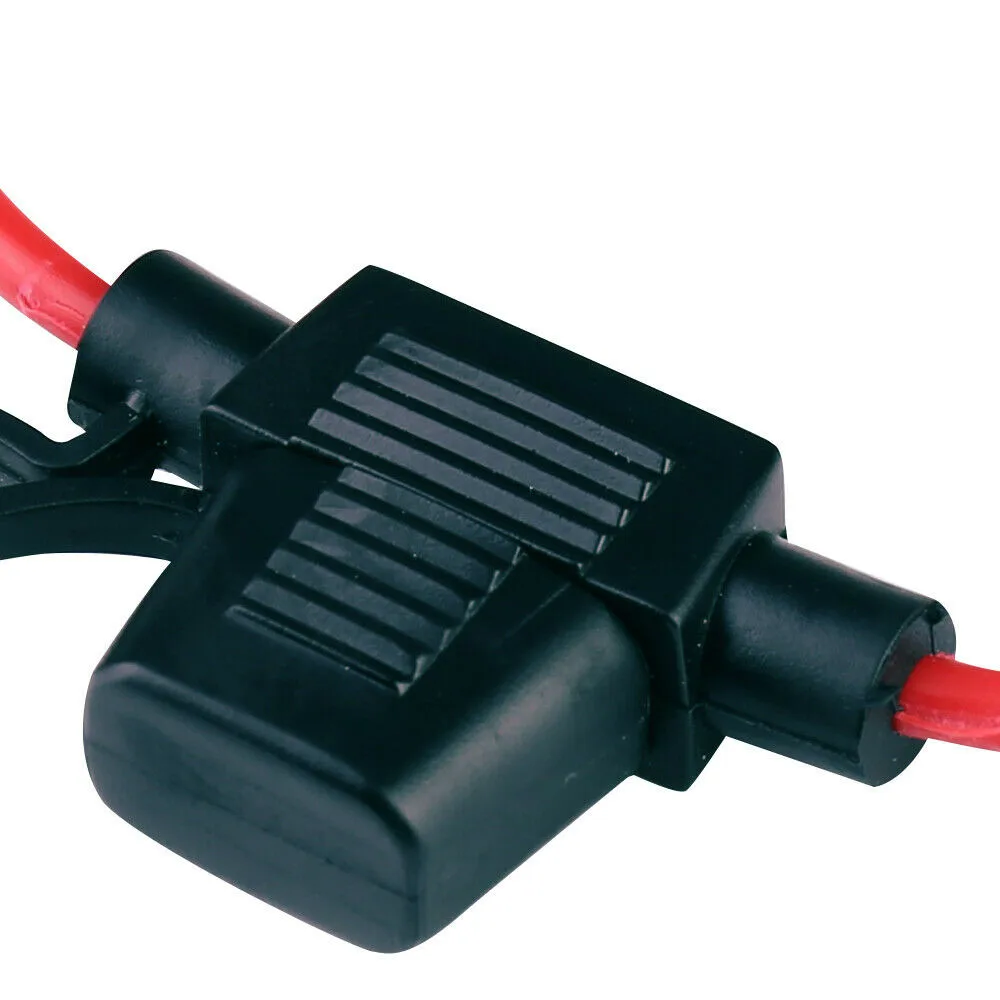 12V 30A 12AWG ABS Standard Blade Inline Fuse Holder with Waterproof Dustproof Cover Auto Car Fuse Holder Auto Accessories fuse holder fuse box holder