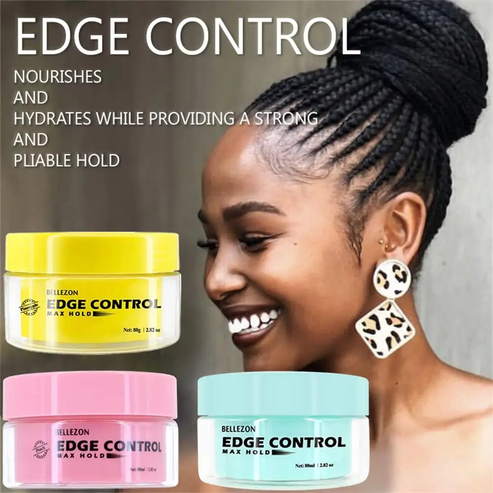 Hair Edge Control Gel Hair Oil Wax Cream Hair Styling Cream Curls Control Long lasting Broken