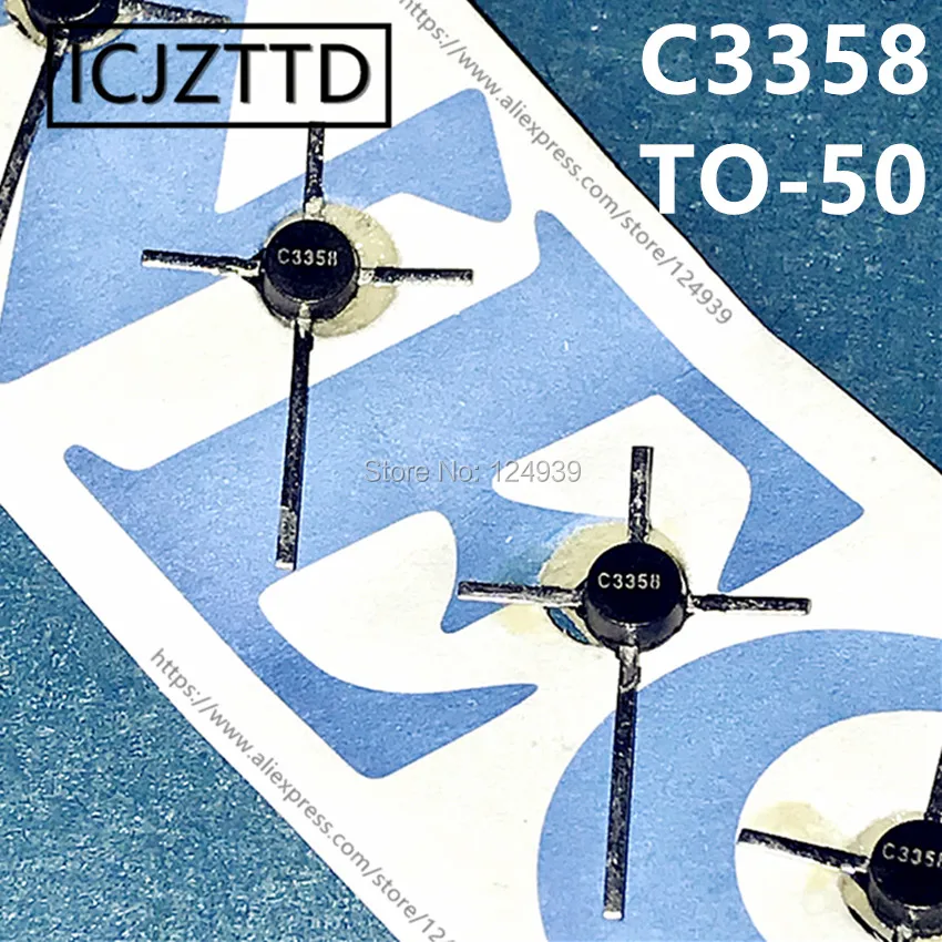 

1pcs Original 2SC3358 C3358 High frequency triode TO-50 cross
