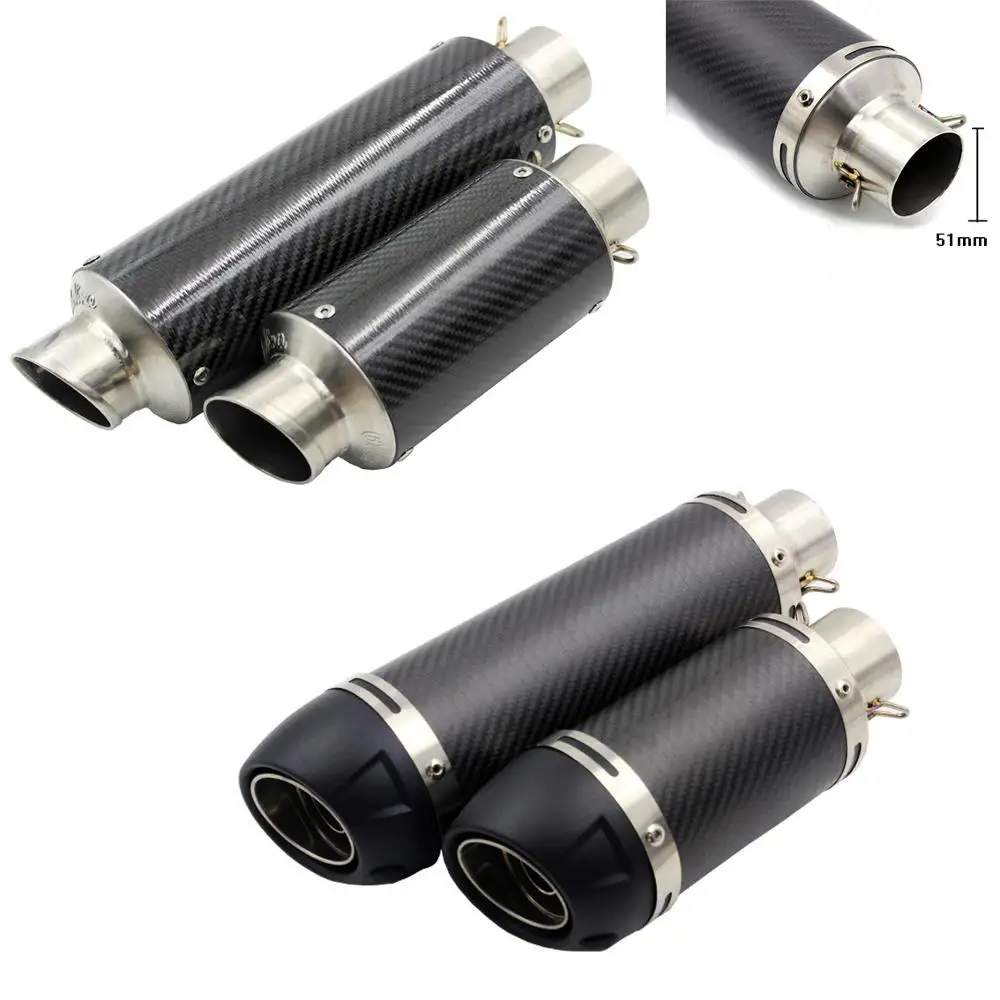 51 мм Универсальный Akrapovic выхлопной мотоцикл Escape Moto трубы для Leovince CB1000R CBR125 CBR CB400 CB600 CBR600 CBR1000 CBR250