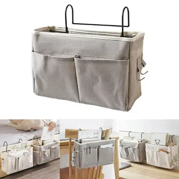 

SH828 Storage Bag Convenient Function Bed Holder Organizer Container Bedside Caddy Hanging Storage Bag Pocket Holder Container