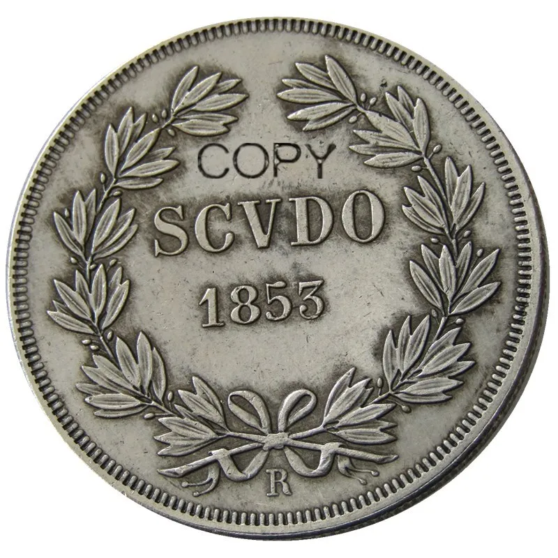 Italie Ватикан Pius IX Scudo 1853 R Rome Argent Copy Coins|coin coins|coin copyrome coin |