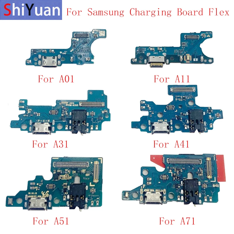 Usb порт для зарядки соединительная плата гибкий кабель Samsung A01 A11 A31 A41 A415F A51 A515F A71