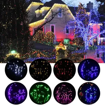 

7/12/15m 50/100 LED Waterproof Decorative LED Solar Lamps String Lights Outdoor Garden Lantern Street Lawn Lighting Strings