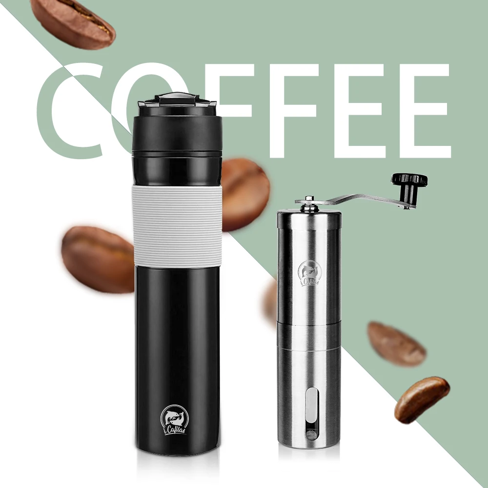 350ML French Press Portable Coffee Press Maker Tarvel With Coffee Plunger Filter Mug Pot Grinder coffee press,french press coffee press