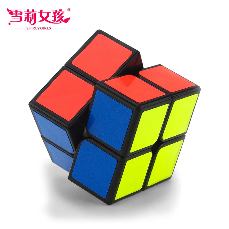 Rubik's Cube Children'S Educational Toy Yongjun YULAI Soul Second-Order Magic Cube Solid Color DIY Assembled Rubik's Cube Model