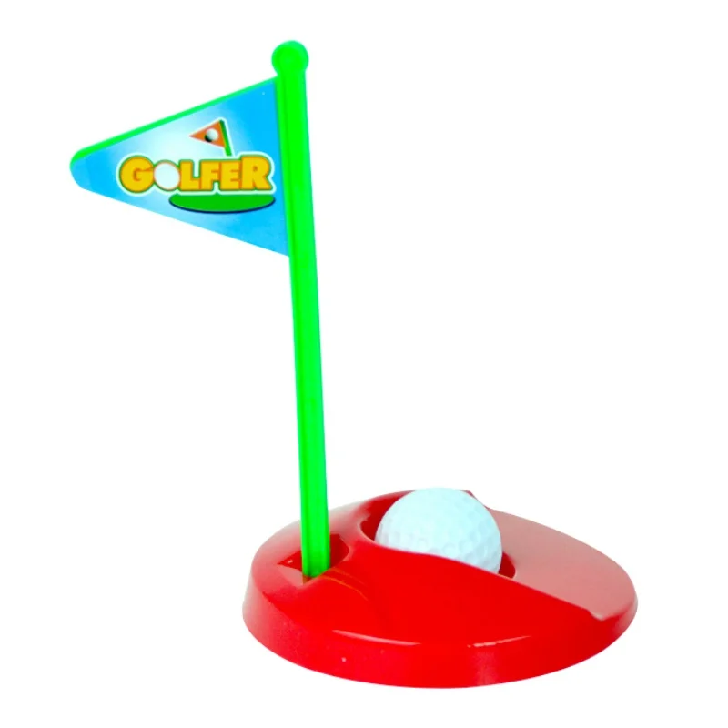 Creative Bathroom Game Toy Toilet Golf Putter Set Mini Golf Set Novelty Play Golf in the Toilet Bathroom Accessories Sets