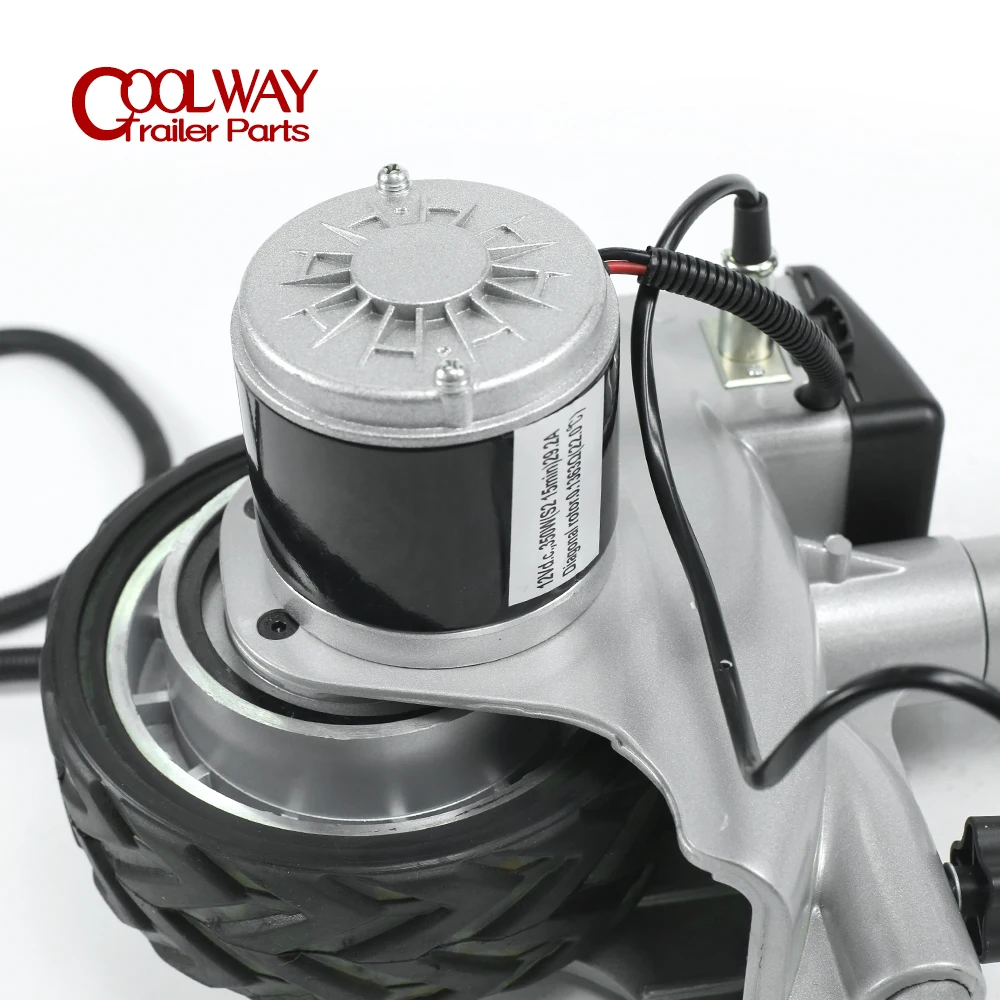 350W 12V Motorized Trailer Jack Caravan RV Boat Camper Mover Dolly Jockey Wheel Parts Accessories