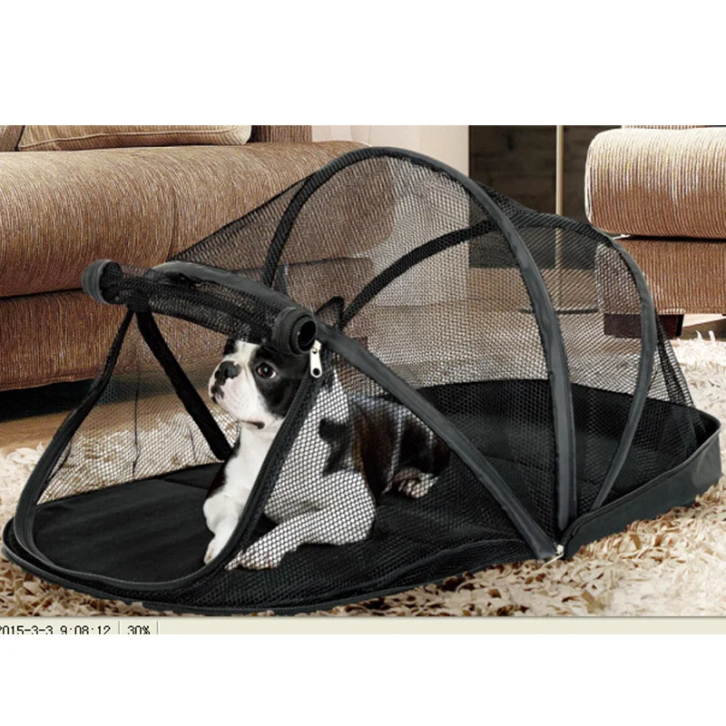 

Portable Dog House Cage Tent for Small Dogs Folded Cat Net Tent for Cats Outdoor Kennel Pet Puppy Anti-Mosquito Net Tents