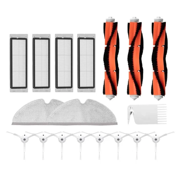 Xiaomi Mijia 1s Roborock S50 S55 S5 Max S6MaxV S6 Pure Hepa Filter Mop Rag Brush Accessories Robot Vacuum Cleaner Parts Set meal 1