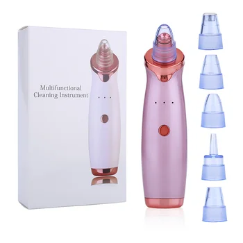 

Blackhead Remover Face Deep Nose Cleaner T Zone Pore Acne Pimple Removal Vacuum Suction Facial Diamond Beauty Clean Skin Tool