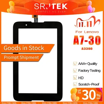 

Srjtek 7inch For Lenovo A7-30 A3300 Touch Screen with LCD Display Screen Digitizer Sensor Tablet Pc With Track NO.