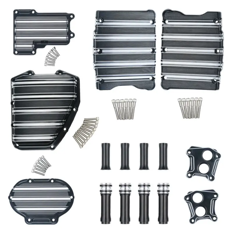 

Motorcycle Transmission Engine Cover For Harley Dyna Super Glide Custom-FXDC 2009-2014 2013