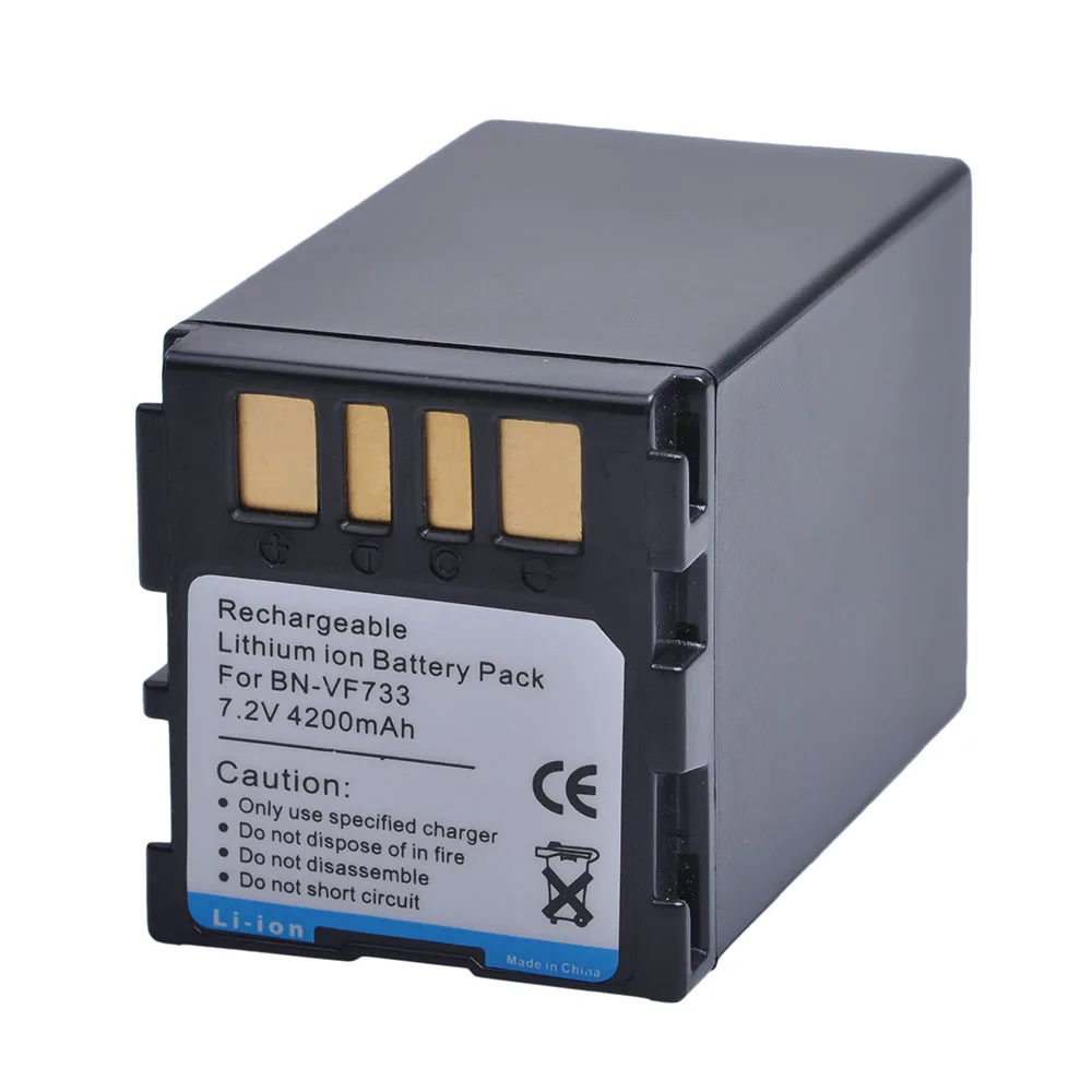 4200 мАч BN VF733 VF733U батарея для JVC VF707 VF714 GR D645 D650 DF450 DF470 DF570|Цифровые аккумуляторы| |