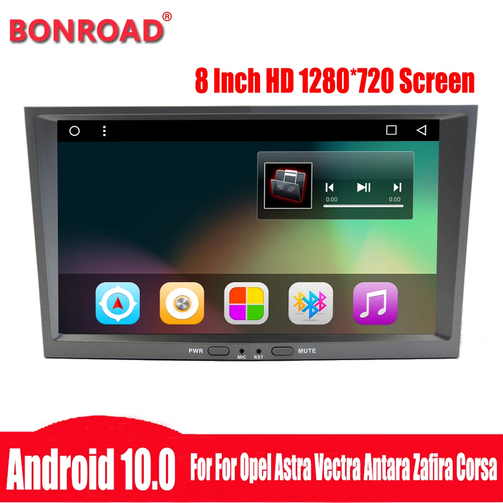 Bonroad 8 дюймовый 1280*720 Android 10 Автомобильный мультимедийный плеер для Opel Astra Vectra Antara