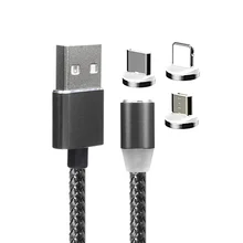 PCER USB кабель для мобильного телефона Быстрая зарядка usb type C кабель с магнитной головкой кабель для передачи данных Micro USB кабель для мобильного телефона USB шнур