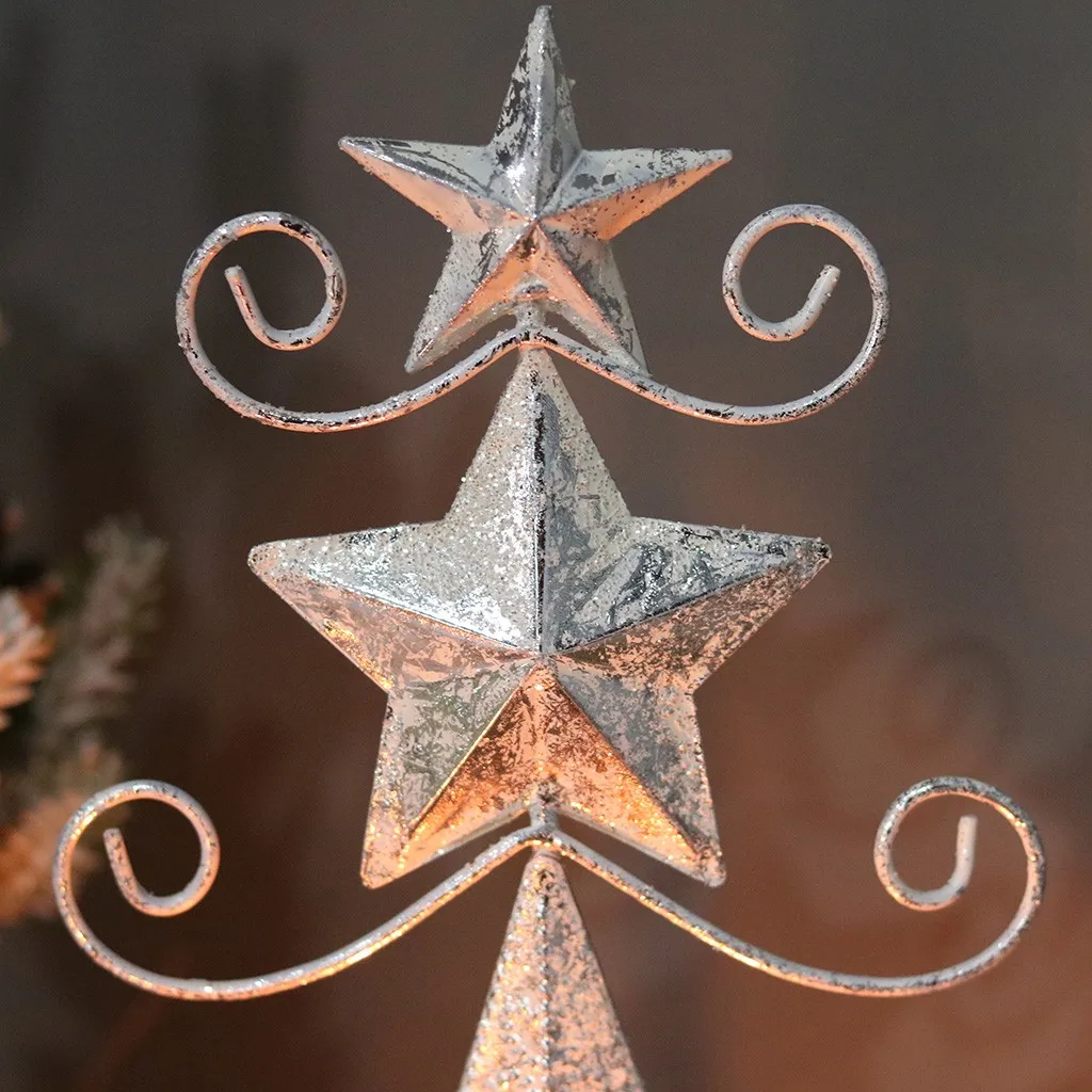 Подсвечники рождественские украшения для дома упрощенный скандинавский ветер Железная Звезда дерево подсвечник для свадебного украшения nr08