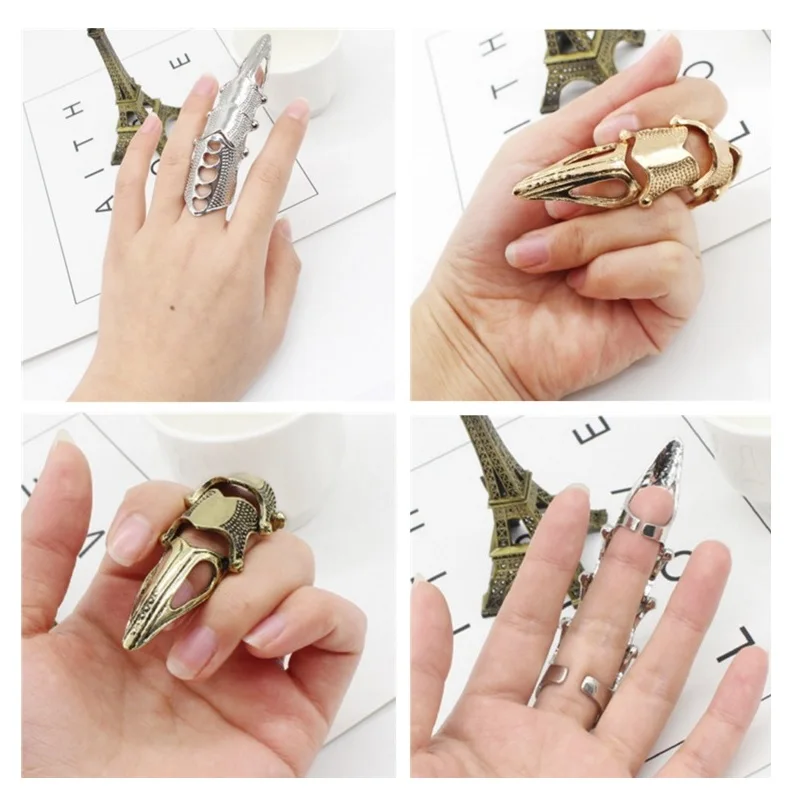 Danganronpa Finger Ring Punk Style Bone Shaped Alloy Jewelry Plug Lace Twips New 