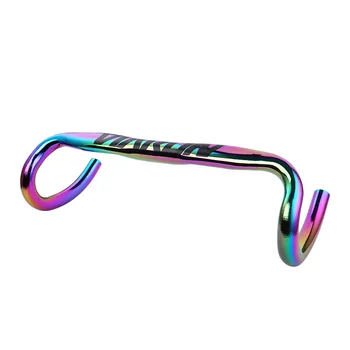 

Road Racing Bike Drop Handlebar Strengthen Colorful Bicycle Reduce Resistance bent bar Inner Routing Bicycle parts 31.8mm* 420mm