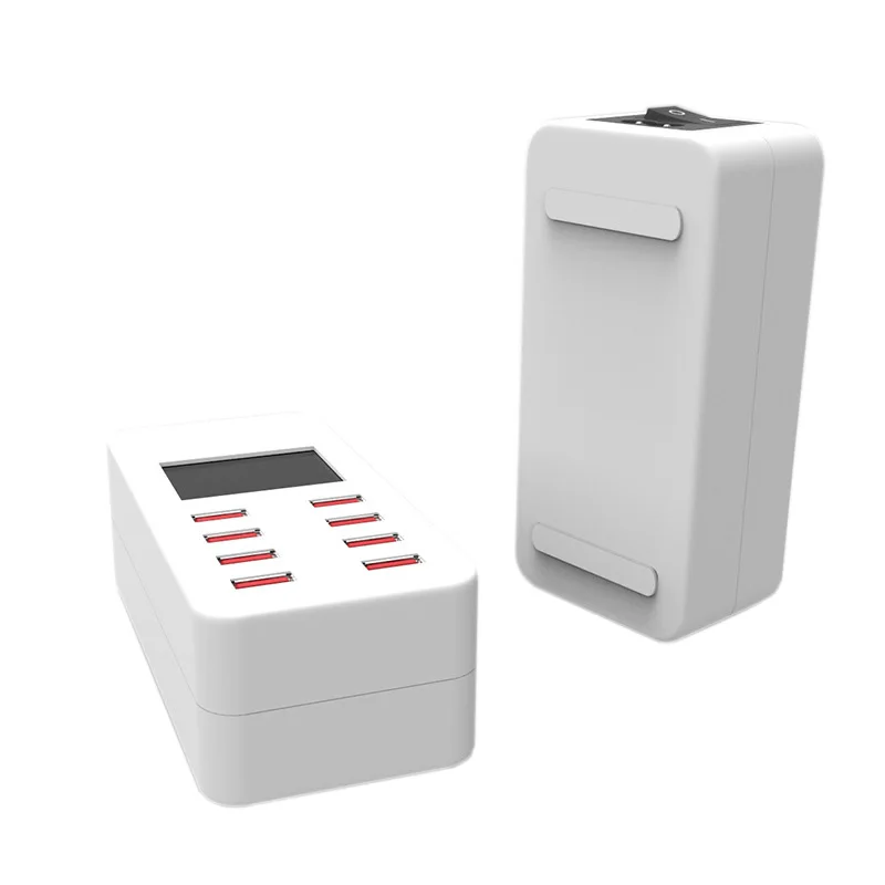 New Practical 8-Port USB Smart Digital Display Charger Multi-use Charging For Smart Phones For MP3/MP4 For Cameras etc.