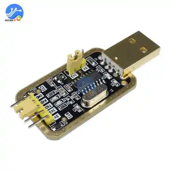

CH340G RS232 Module Upgrade to USB TTL Auto Converter Adapter STC Serial Port In Nine Brush Small Plates Golden