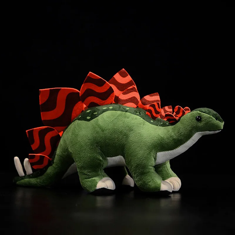 Lifelike Dinosaur Stegosaurus Plush Toy Real Life Soft Dragon Stuffed Animal Toys Christmas Birthday Gifts For Kids | Игрушки и хобби