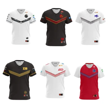 

LOL LPL 2020 Esports Jersey IG RNG EDG WE OMG TES JDG Player Jersey Uniform Customized ID Name Tshirt Men Women Custom Tee Shirt