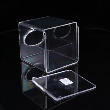 

2 Pcs Tissue Box Fashion Acrylic Square Transparent Tissue Holder Paper Storage Box Tissue Case for Home Restaurants Hotels (Squ