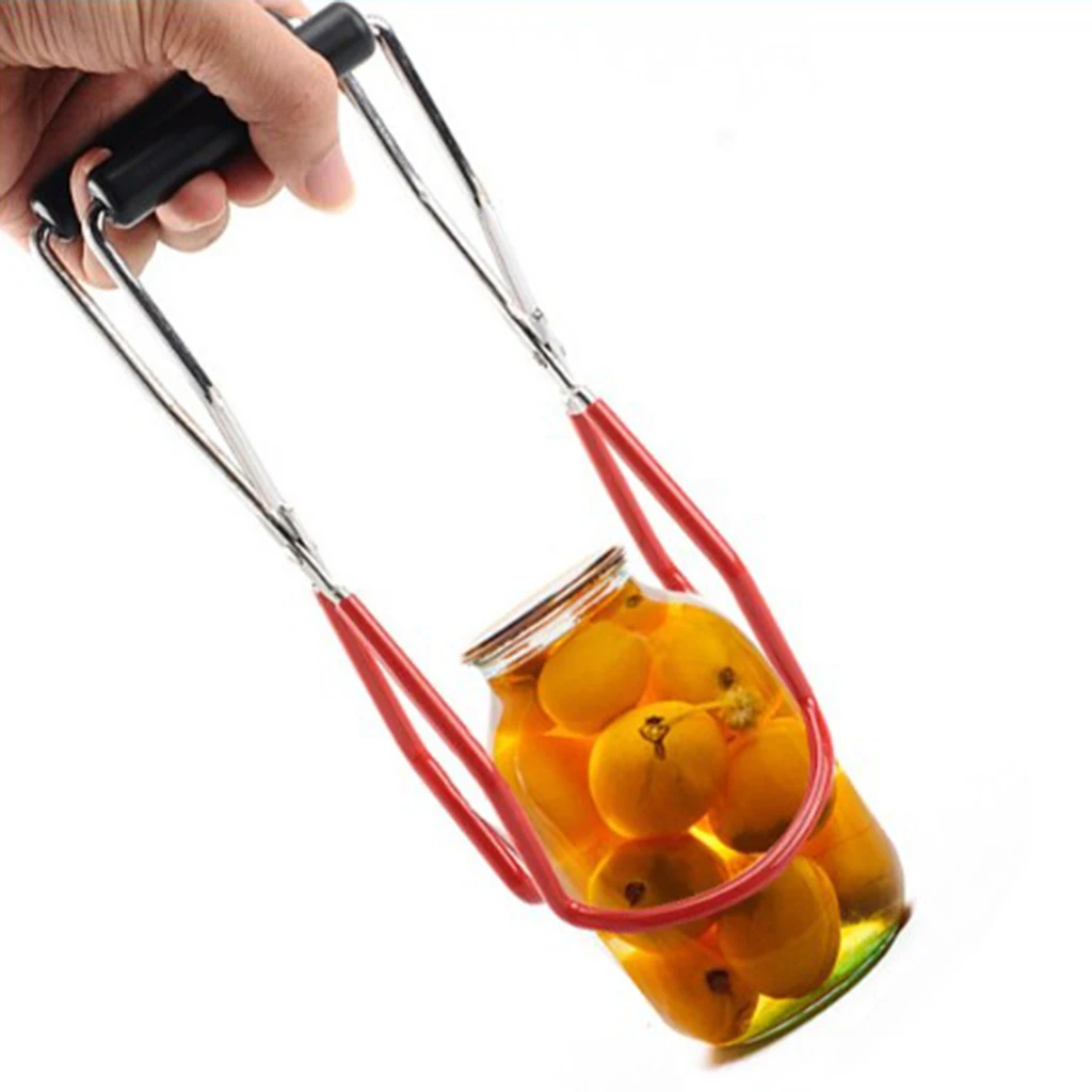Canning Jar Tong Stainless Steel Can Gripper Clamp Non-Slip Feeding Bottle Clip